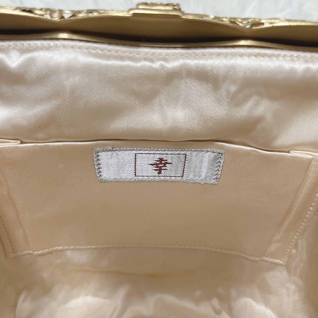 花井幸子　YUKIKO HANAI ビーズ刺繍 パーティーバッグ　美品