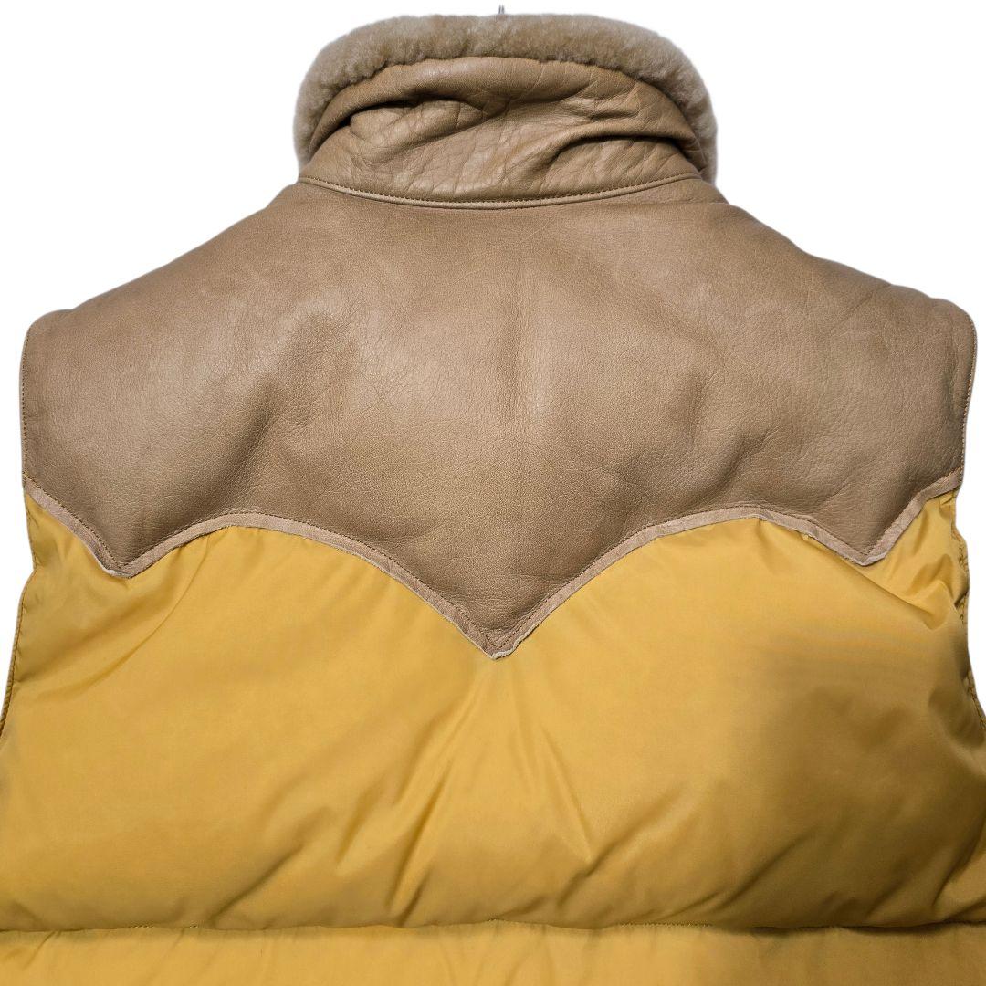 ロッキーマウンテンフェザーベッド ダウンベスト クリスティ マスタード 42