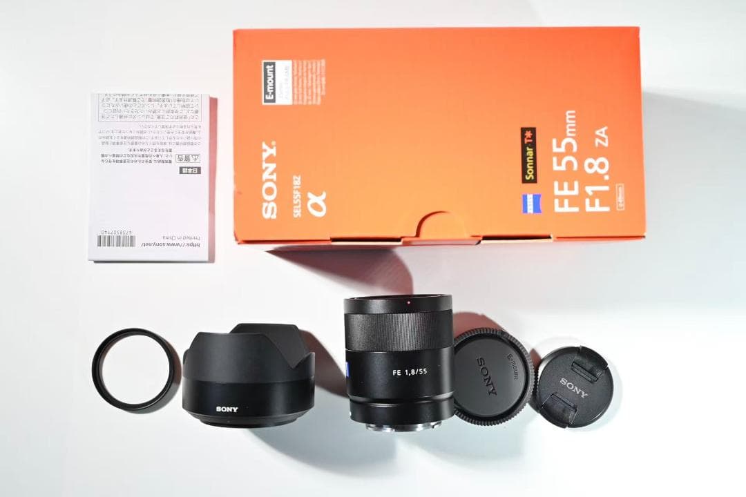 【美品　完動品】Sony FE 55mm f1.8 ZA ソニー