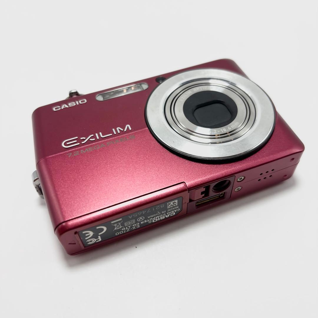 【美品】CASIO EXILIM EX-Z700 レッド デジタルカメラ