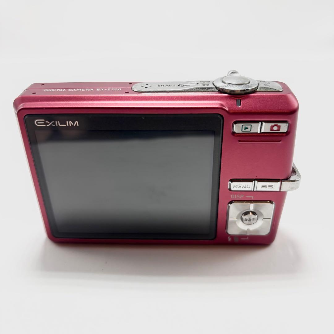 【美品】CASIO EXILIM EX-Z700 レッド デジタルカメラ
