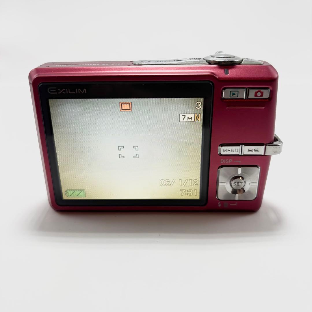 【美品】CASIO EXILIM EX-Z700 レッド デジタルカメラ
