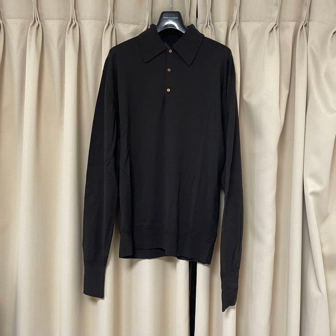 KAPTAIN SUNSHINE×JOHN SMEDLEY ウールニットポロ