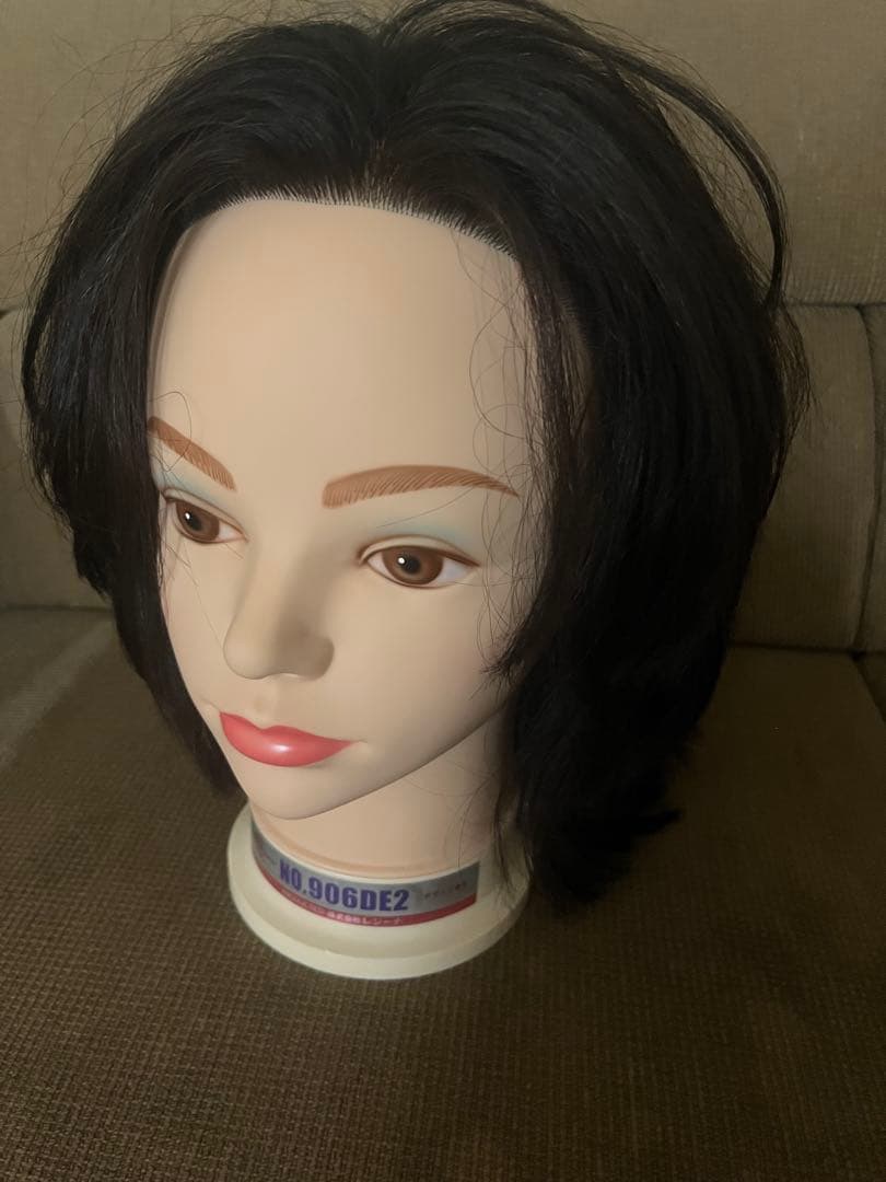 美容師国家試験用 ワインディング　ウィッグ　カット済み