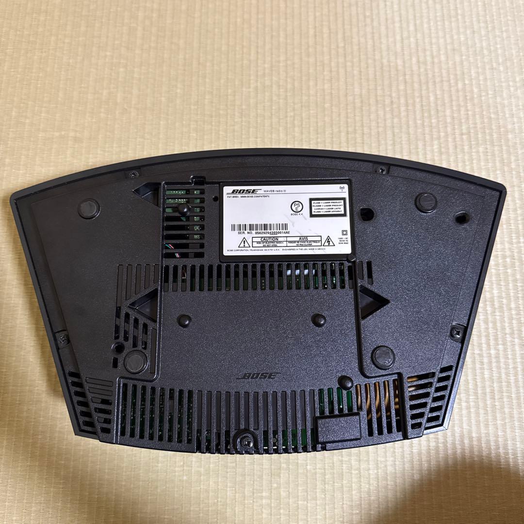 Bose Wave Radio III ブラック　動作確認済み