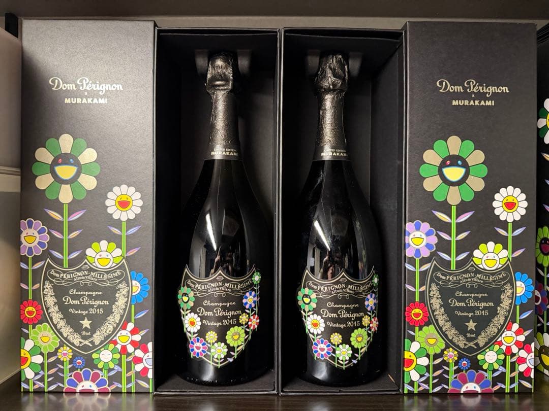 ドン・ペリニョン 村上隆 コラボ　白２本セット