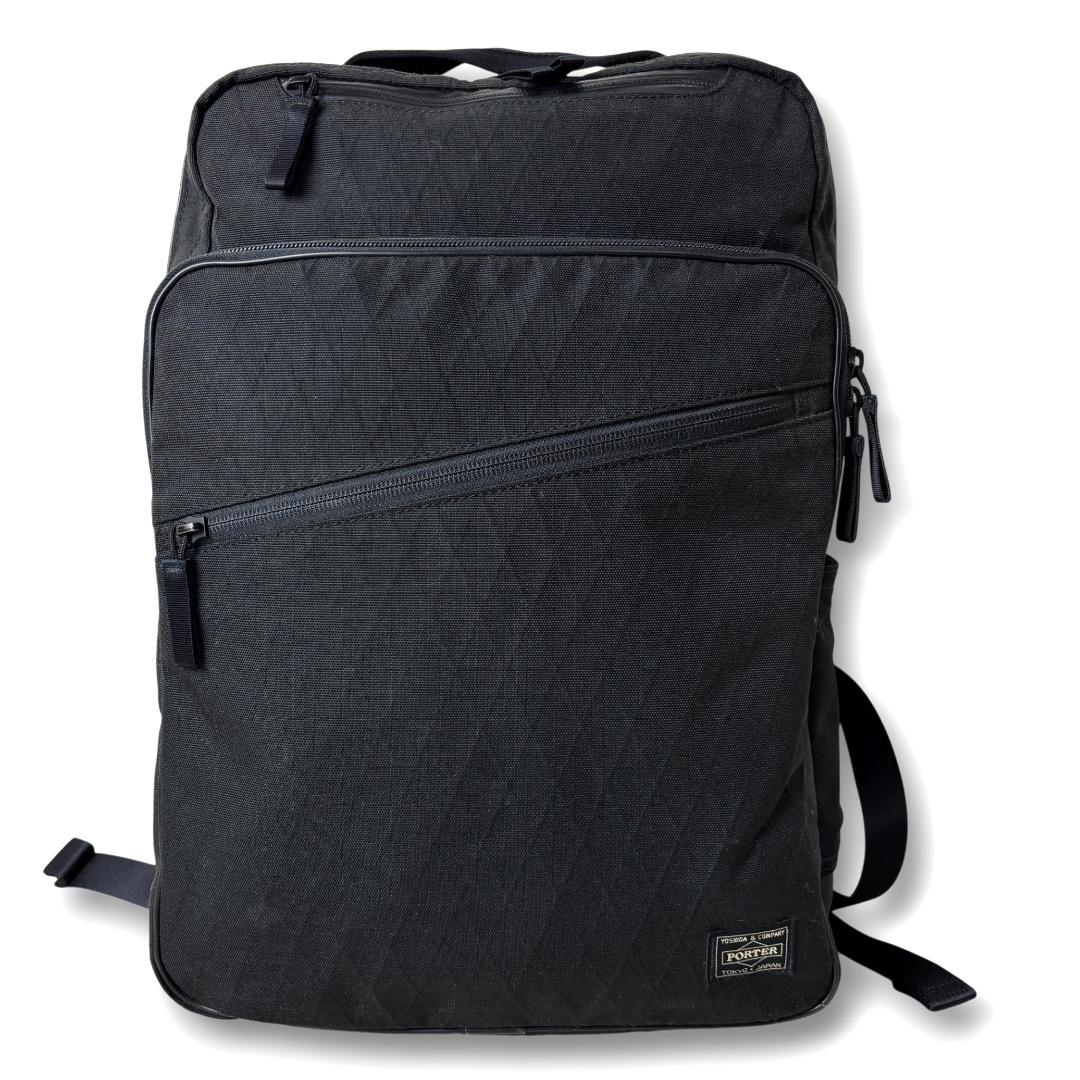 ポーター ハイブリッド デイパック 黒 リュック バックパック PORTER