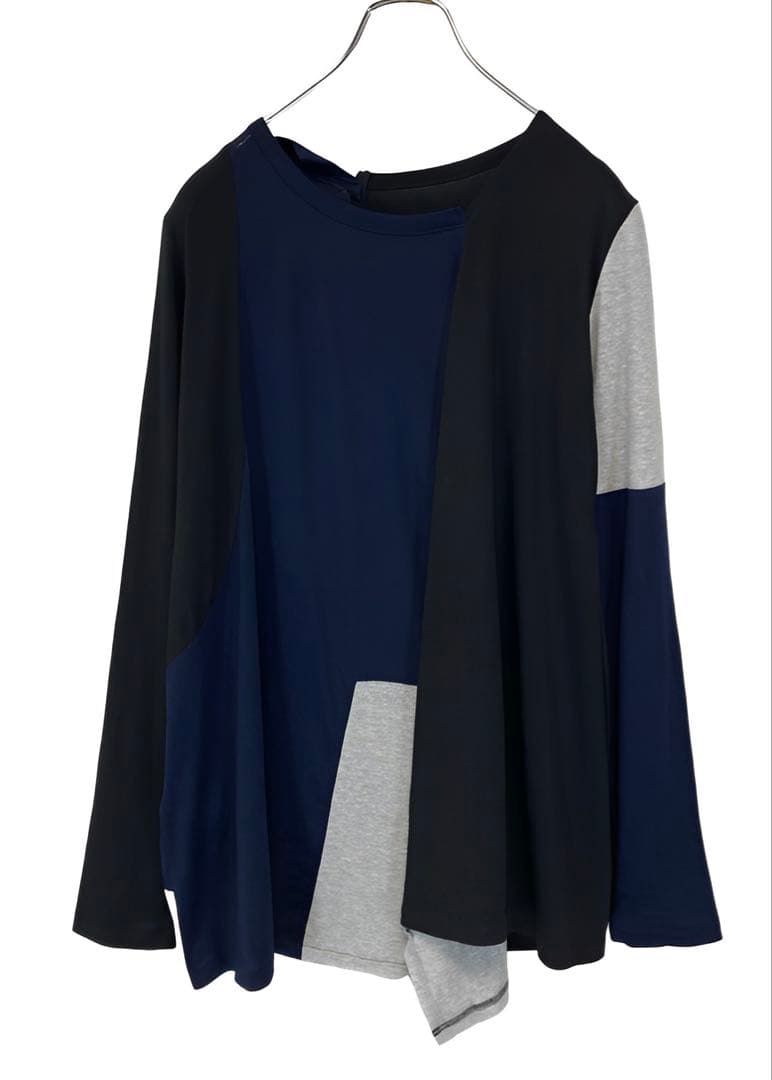 Y's ワイズ 美品 22SS 3 SHADE PATCHED カットソー2