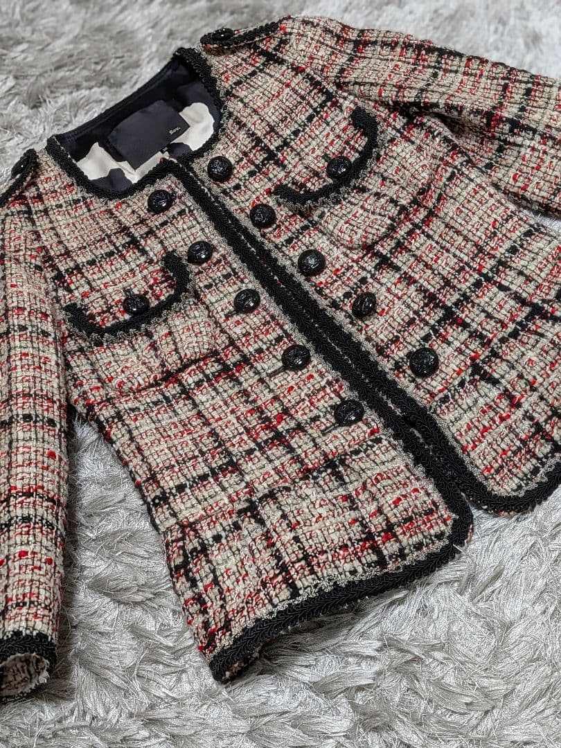 【未使用】sov.　ツイードジャケット&パンツ　セットアップ