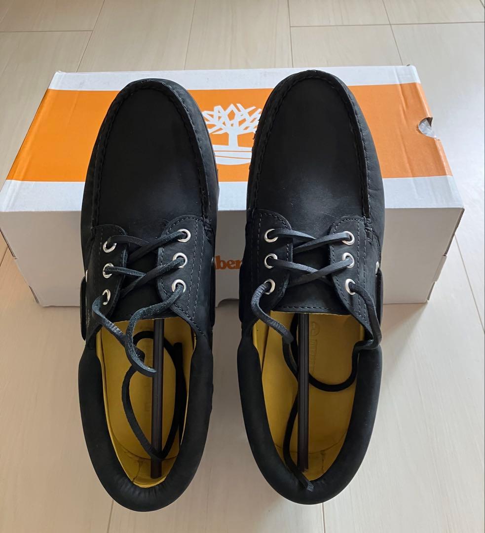 【新品】Timberland 3eye ブラックヌバック 25センチ