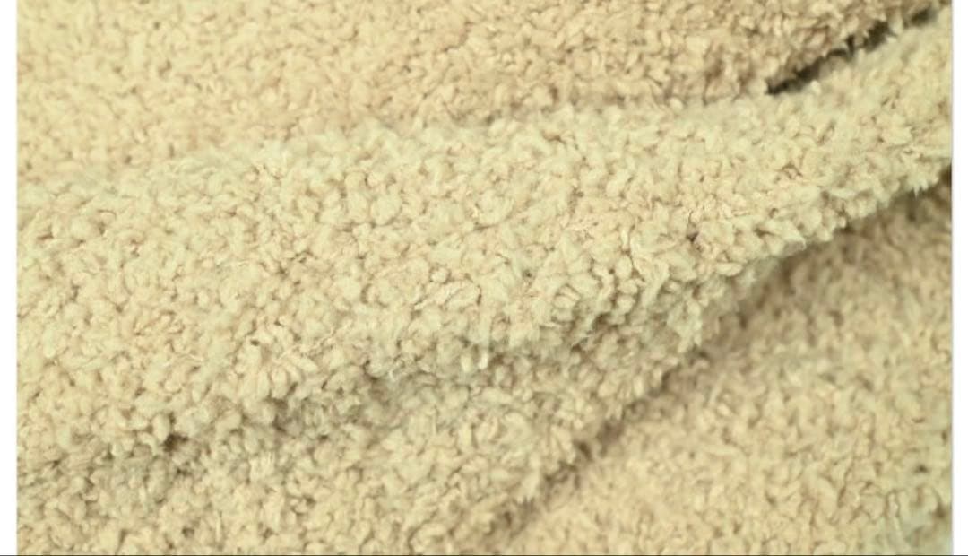 ★新品タグ付き★カシウェア(kashwere) 183x135 ベージュ　テディ