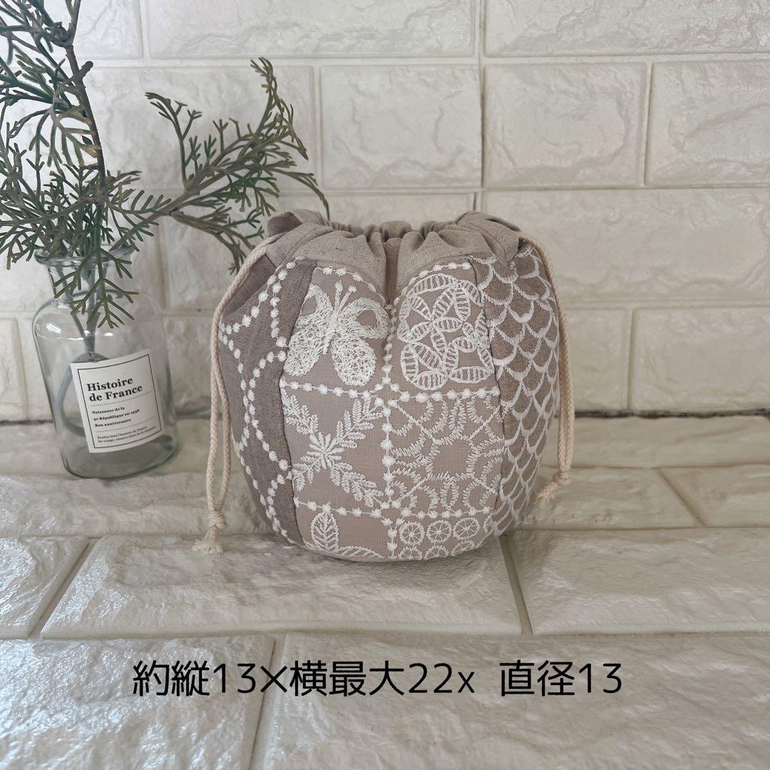 ミナペルホネン ハンドメイド 巾着バッグ ショルダーバッグ バッグ ポーチ