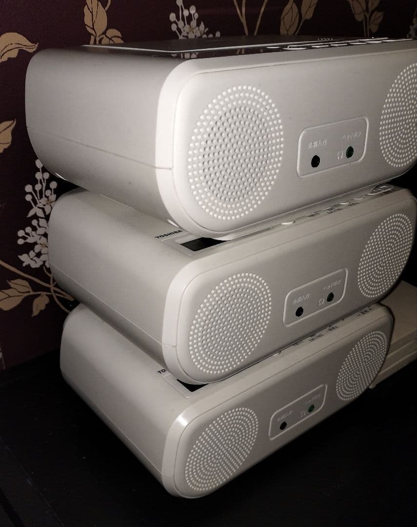 TY-C160 ポータブルCDプレーヤー（3台セット） レンズクリーナー3枚付