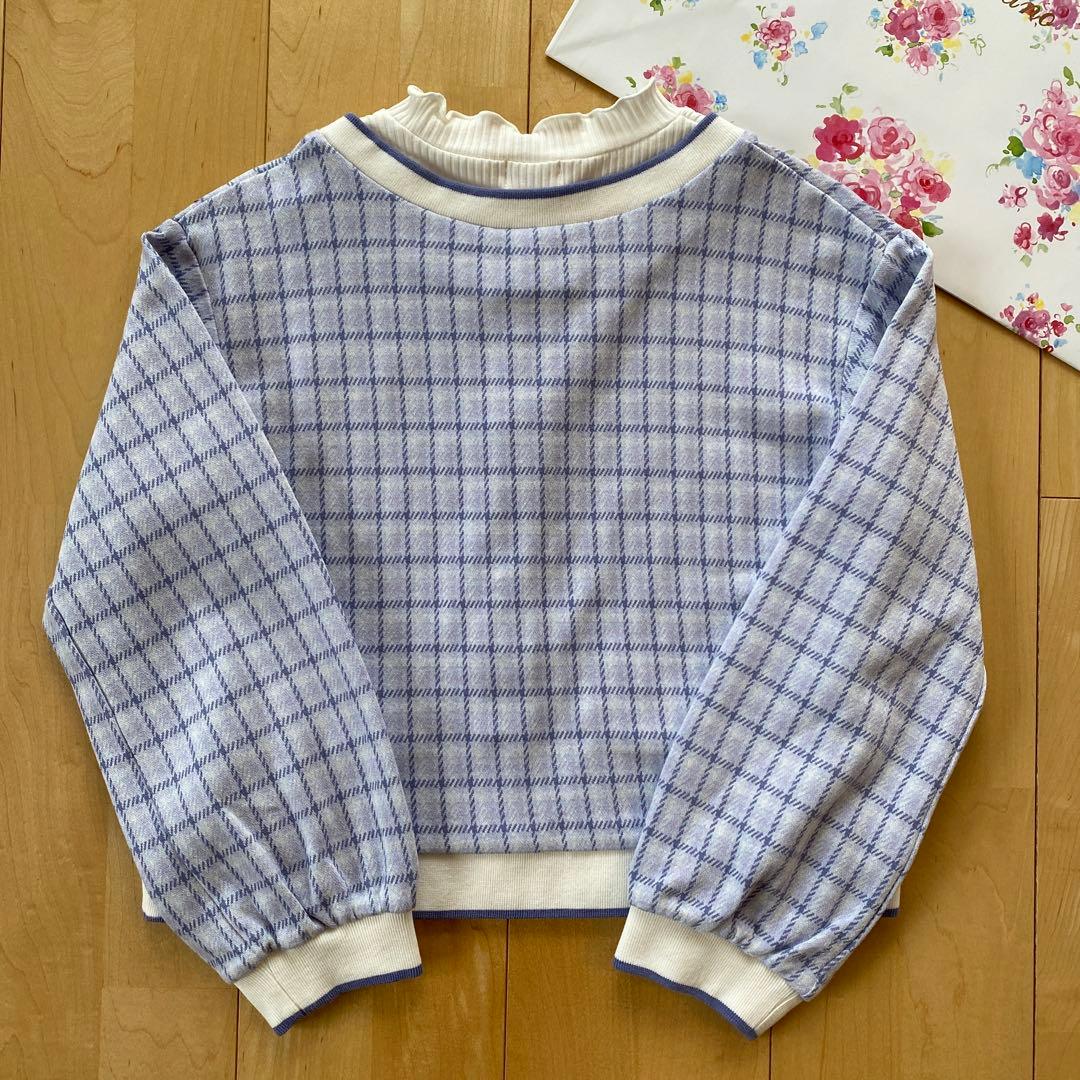 専用　メゾピアノ　チェックジャガード セットアップ　140cm