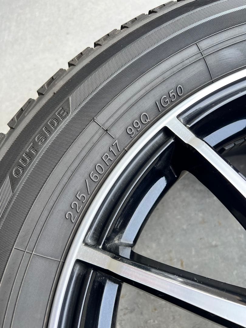 【値下げ可】30系アルヴェル　スタッドレスタイヤホイールセット17インチ