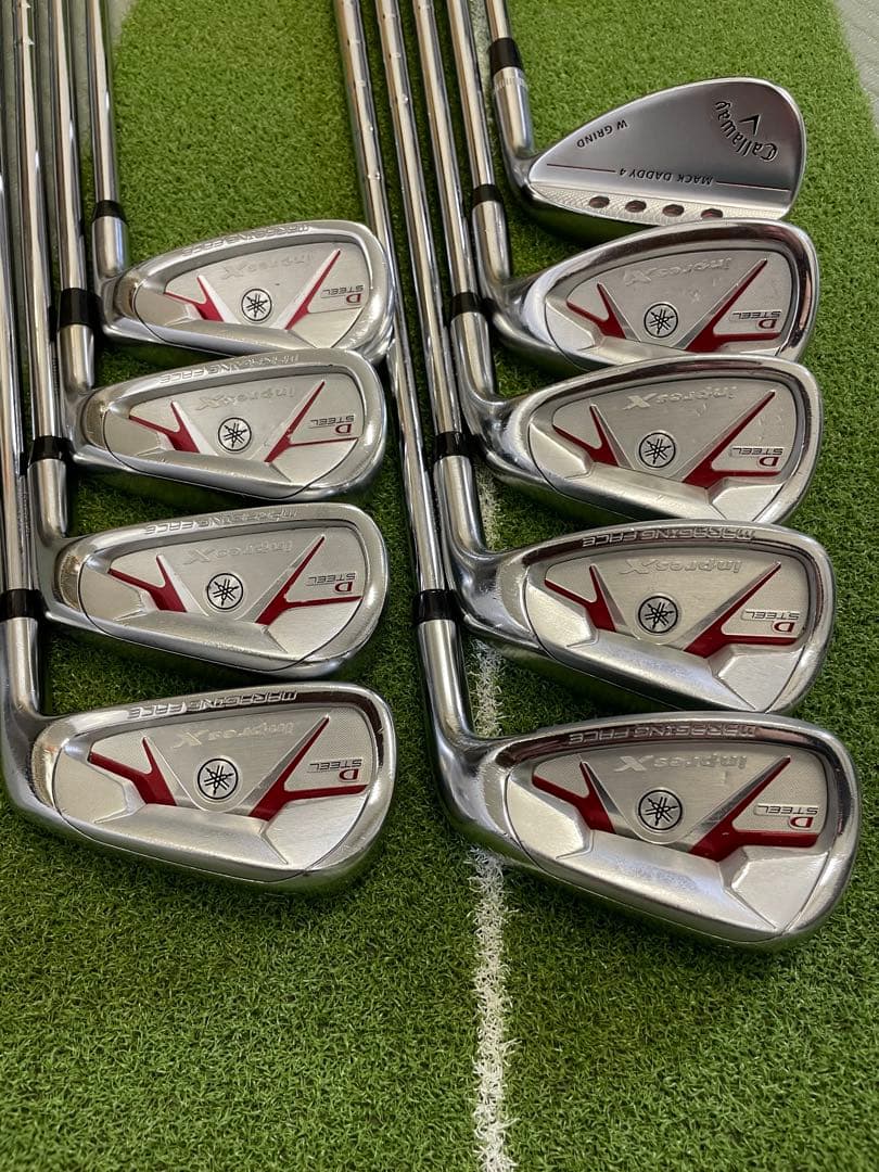 ヒロキ　YAMAHAアイアンセット8本　➕　キャロウェイマックダディ4