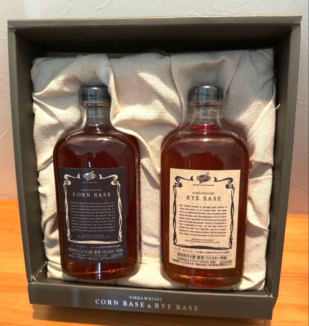 つ*ん様 【古酒】ニッカ CORN BASE & RYE BASE 2本セット
