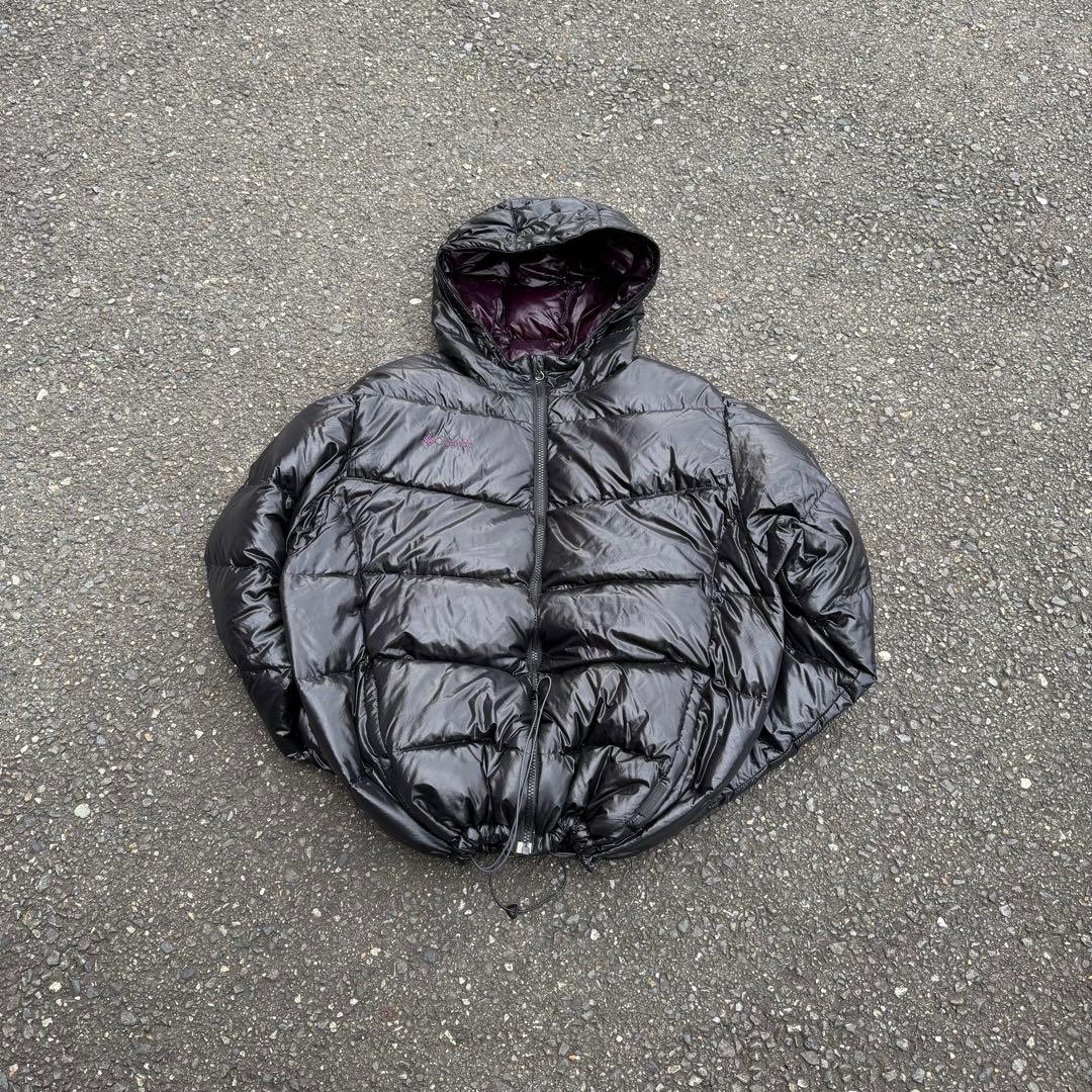 コロンビア ダウン アルパイン 短丈 パープル cityboy city テック