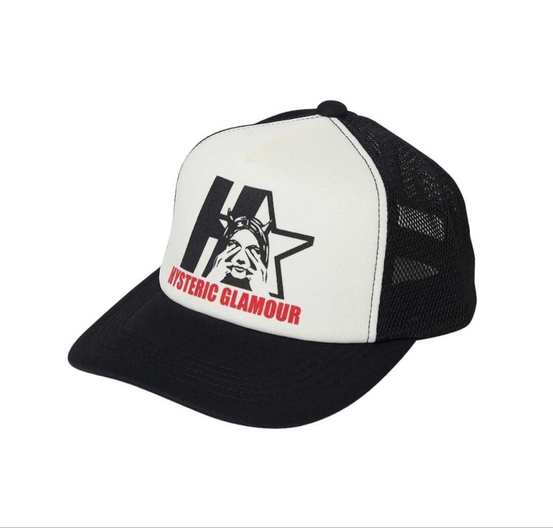 大人気！ヒステリックグラマー メッシュキャップ【STAR EVIL】黒