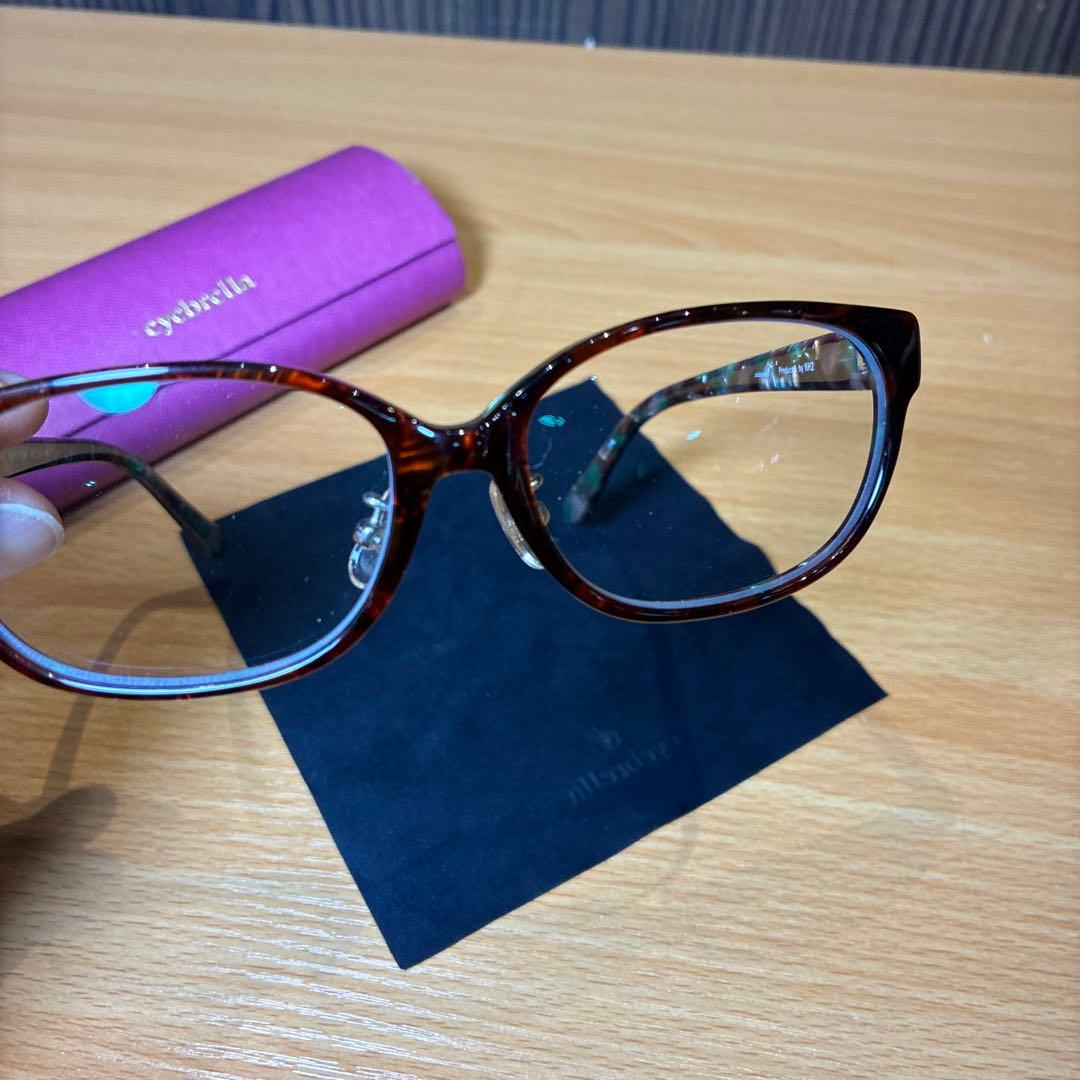 アイブレラ ブラウン　グリーン　サングラス 透明 軽量 EB-17　ケース付き②