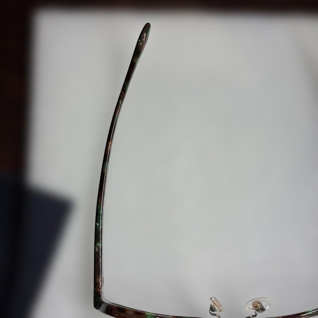 アイブレラ ブラウン　グリーン　サングラス 透明 軽量 EB-17　ケース付き②