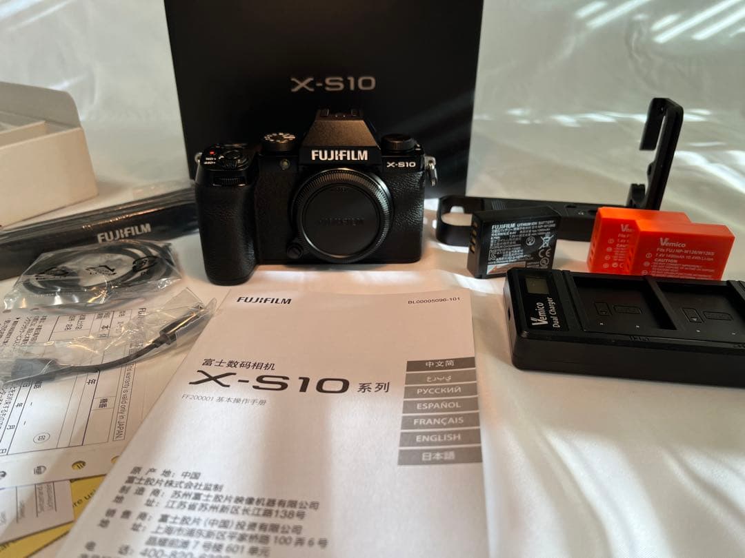 【元箱他完備】X-S10 Xメンテナンスプロ実施済/L型ブラケット/充電器