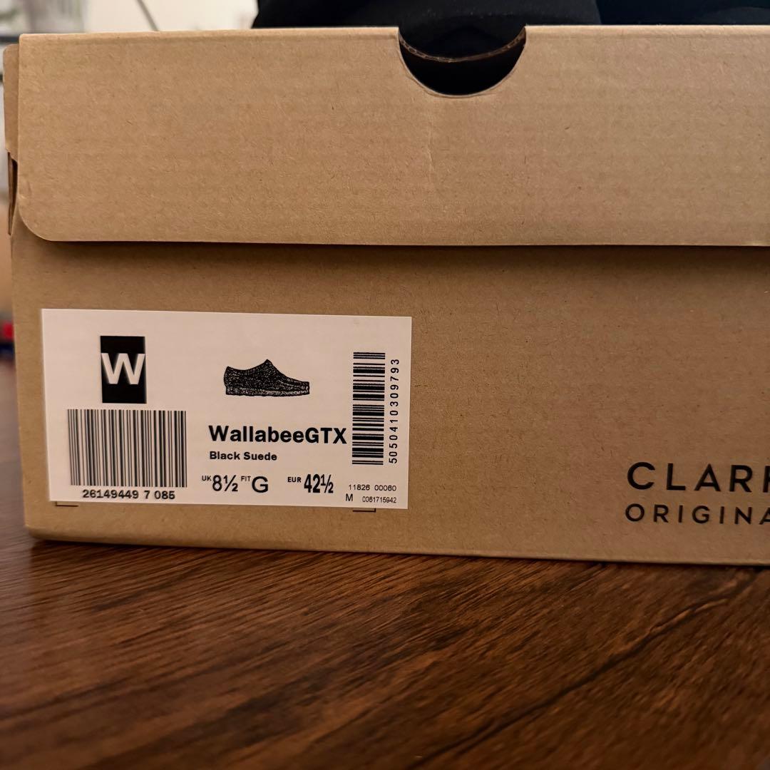 Clarks GORE-TEX ワラビー 26.5 ブラックスエード