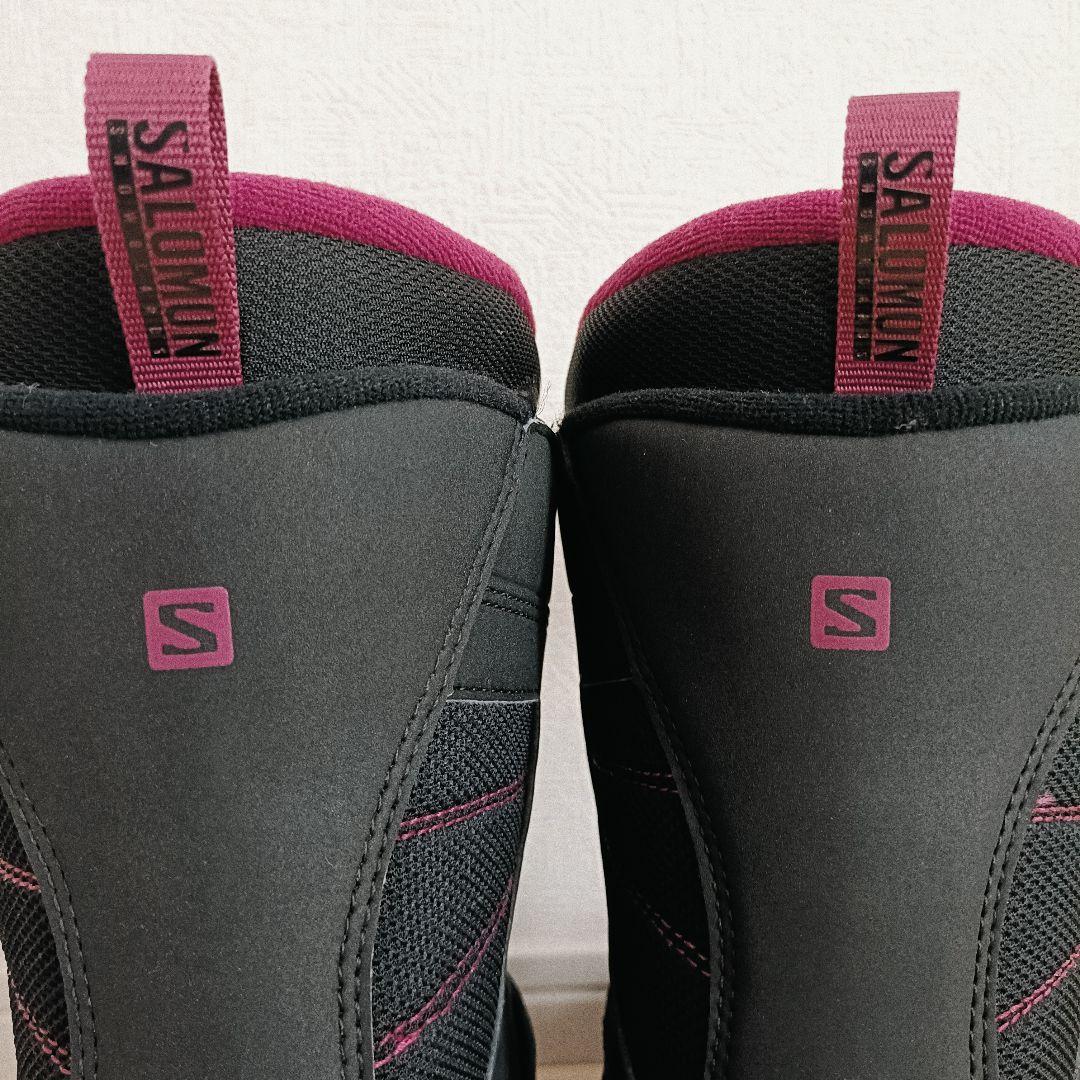 【美品】SALOMON SCARLET BOA 24.5cm