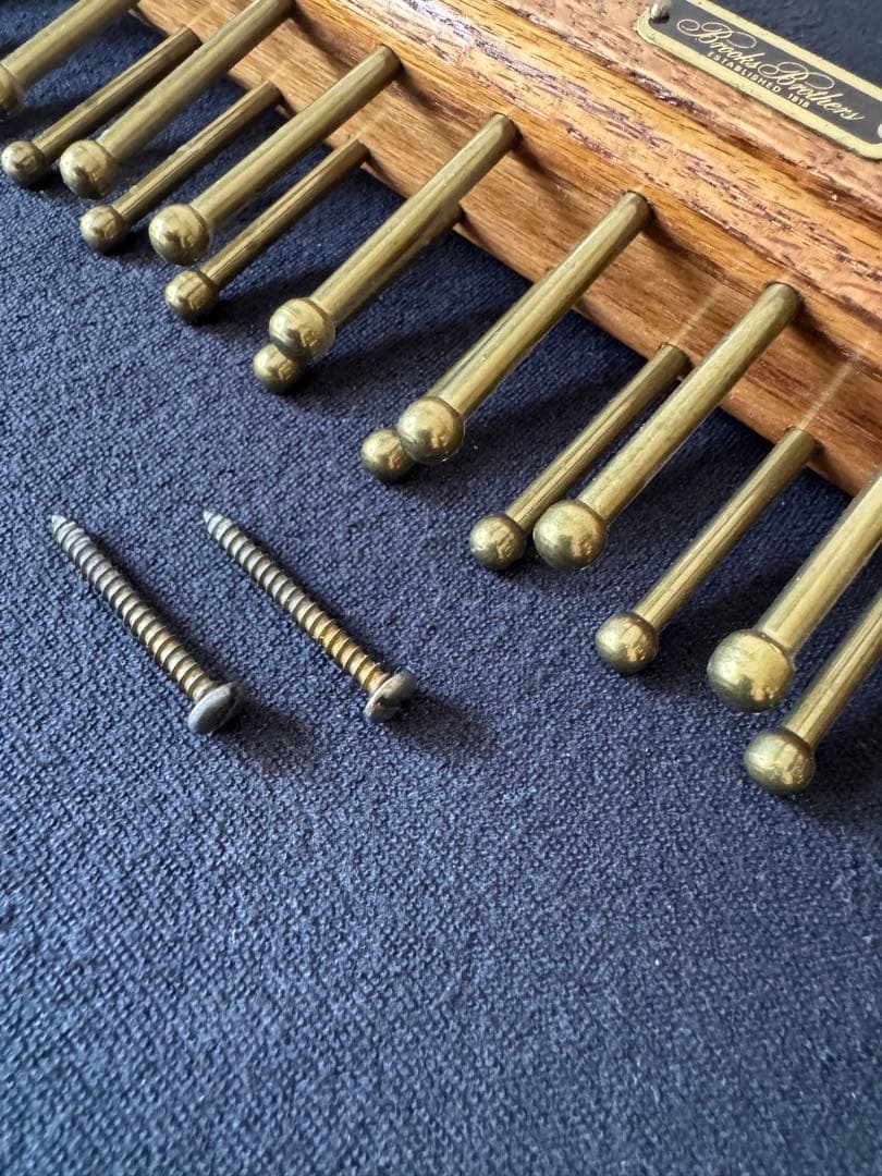 Brooks Brothers ネクタイ・ラック　金属・木製