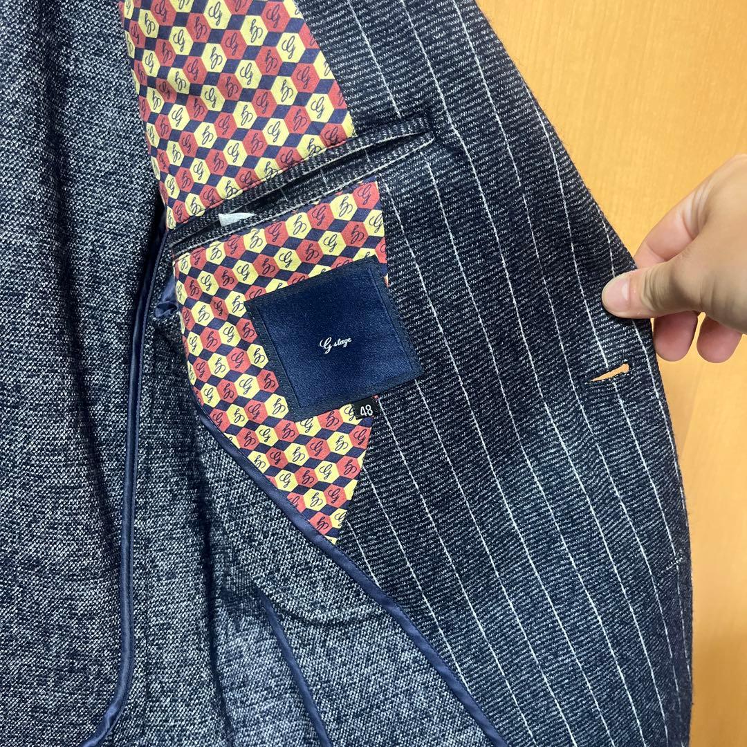 g-stage ストライプセットアップ　スーツ　ストレッチ　冬用