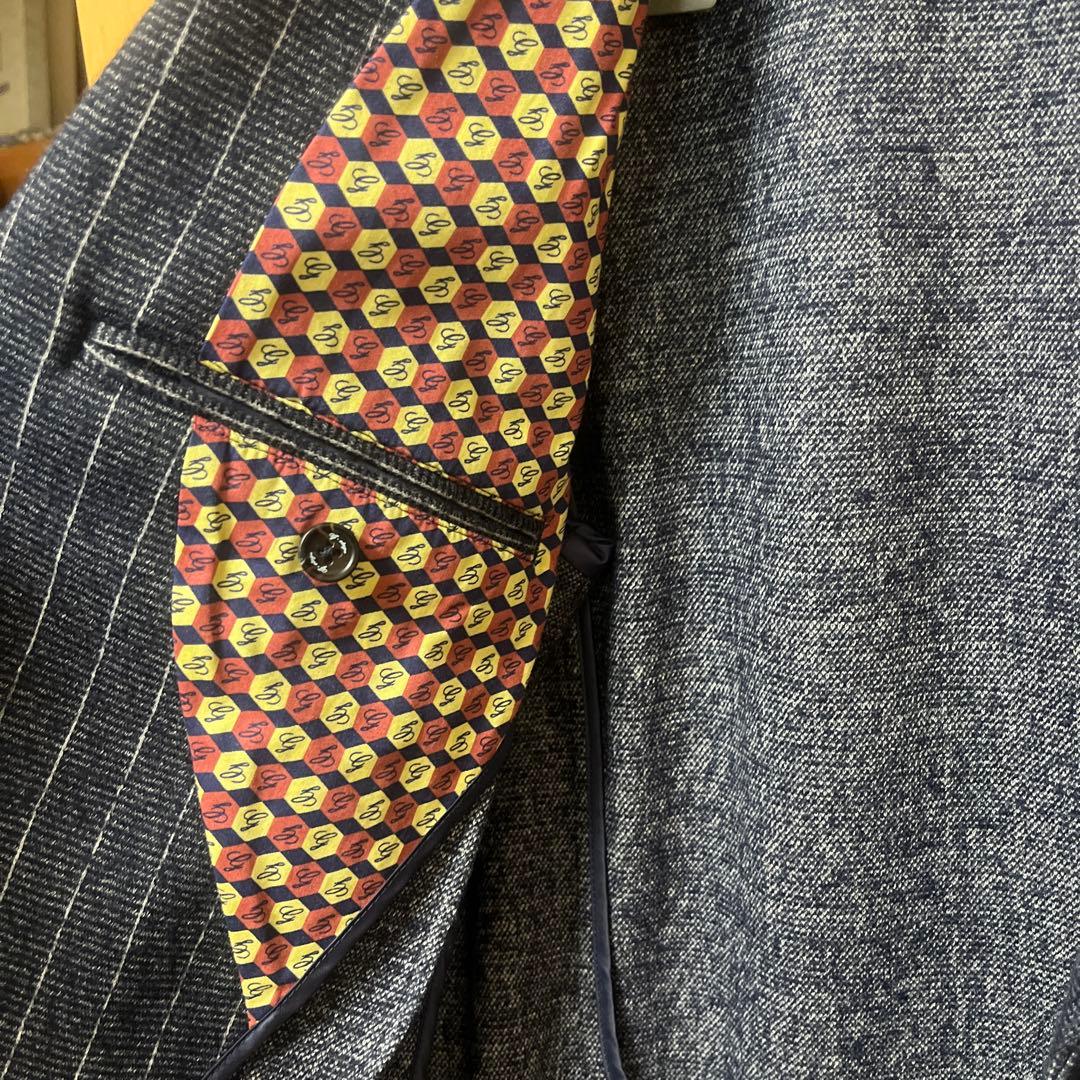 g-stage ストライプセットアップ　スーツ　ストレッチ　冬用