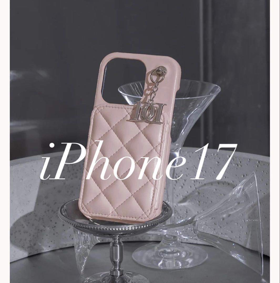 Darich キルティングミラーDDチャームiPhoneケース 17