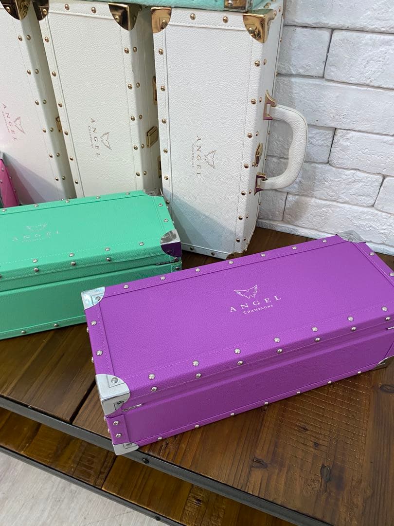 ⭐️【全国送料無料】エンジェル　シャンパン　5本　空箱10個　撮影　ディスプレイ