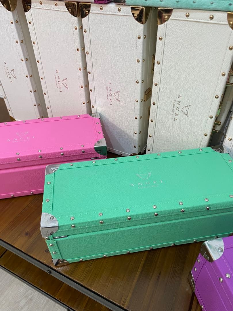 ⭐️【全国送料無料】エンジェル　シャンパン　5本　空箱10個　撮影　ディスプレイ