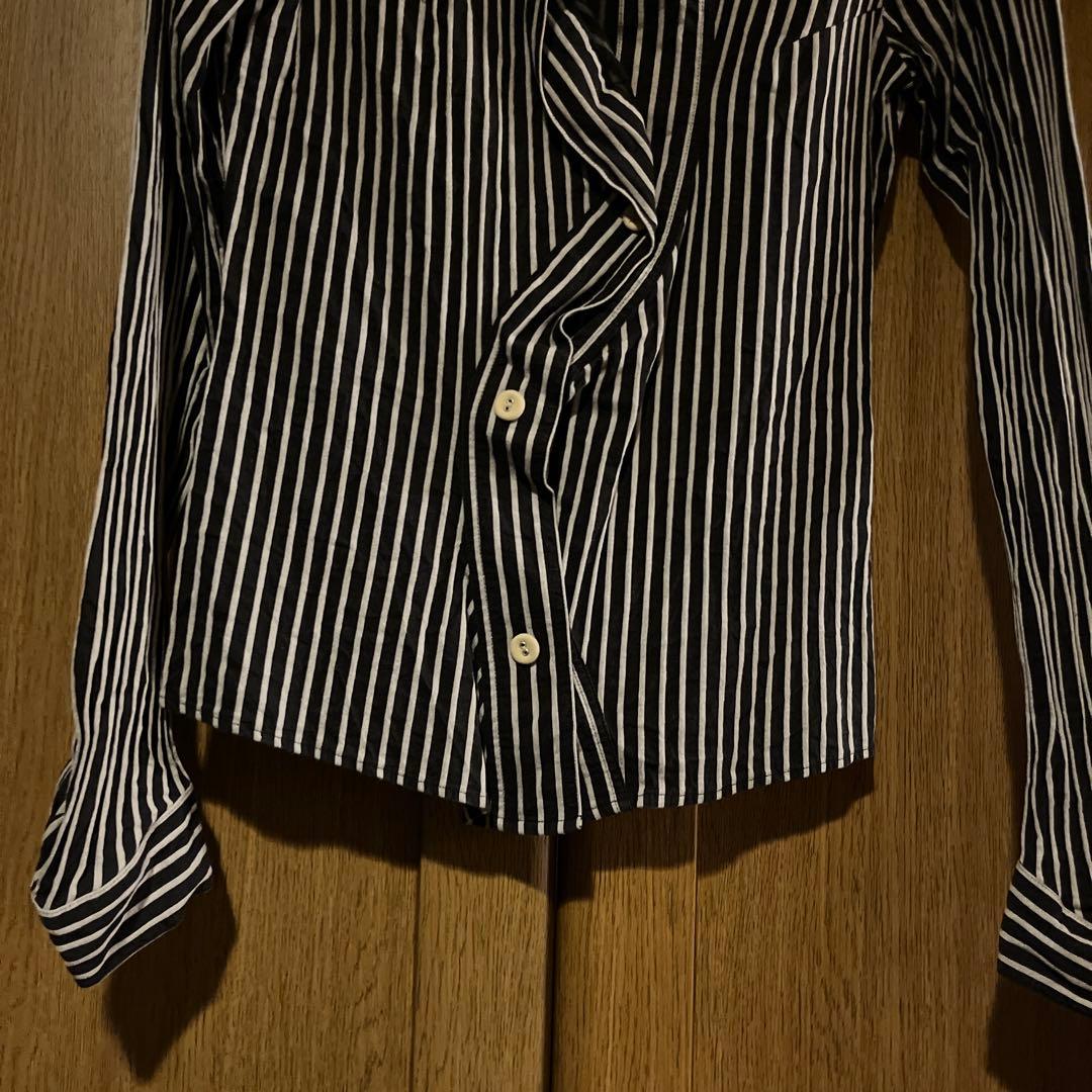 ヴィヴィアン　ストライプ　変形　シャツ