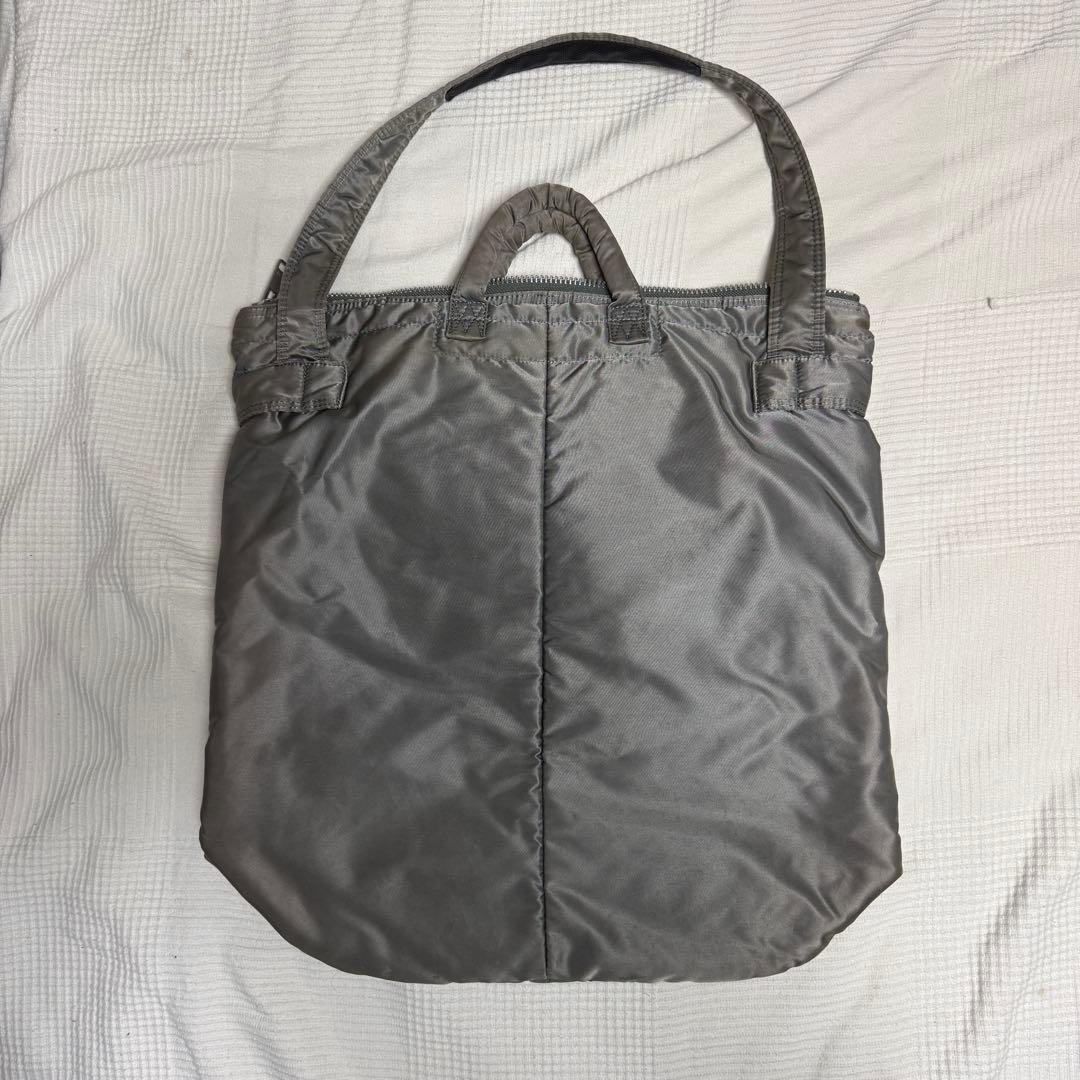 良品 PORTER タンカー ヘルメットバッグ シルバー L