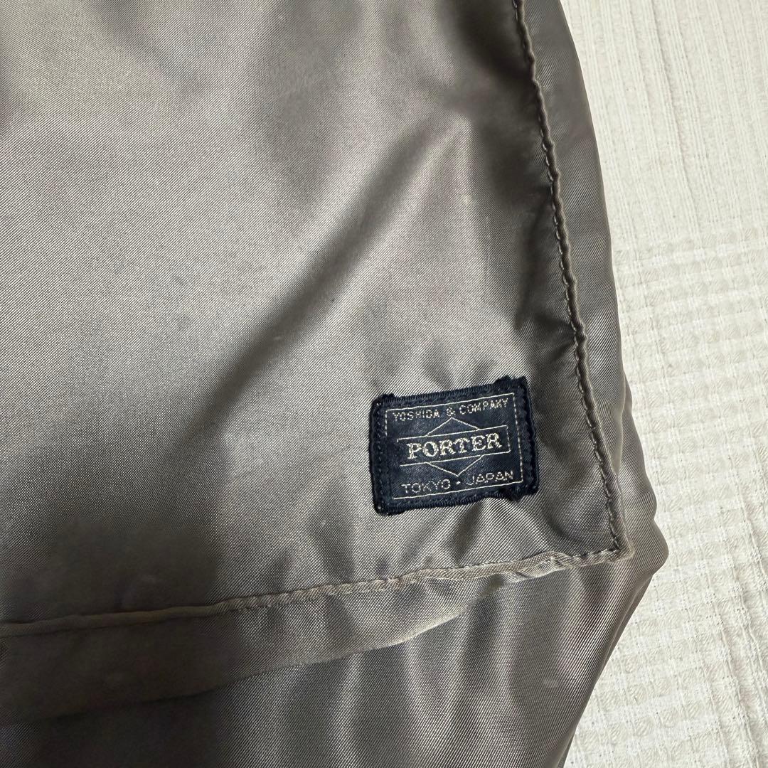 良品 PORTER タンカー ヘルメットバッグ シルバー L