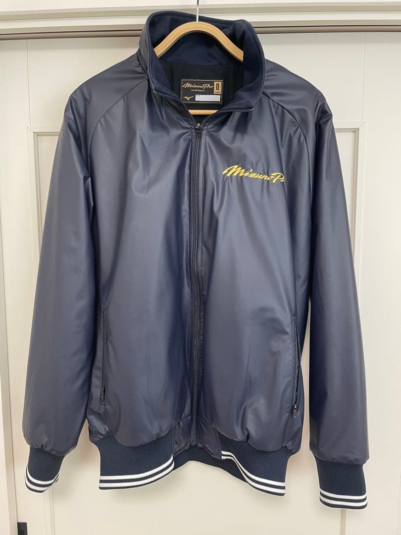 美品　ミズノプロ　グラウンドコート　Oサイズ　ネイビー
