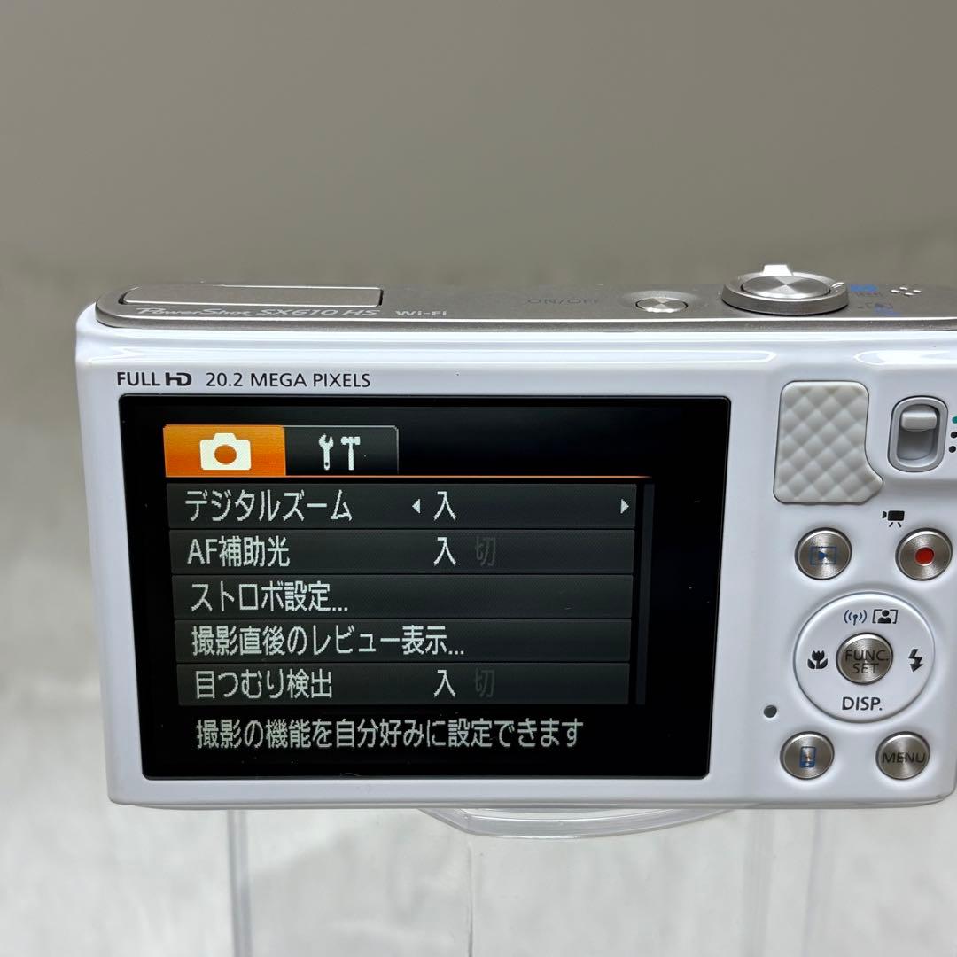 美品　Canon PowerShot SX610HS PC2192 白　動作品