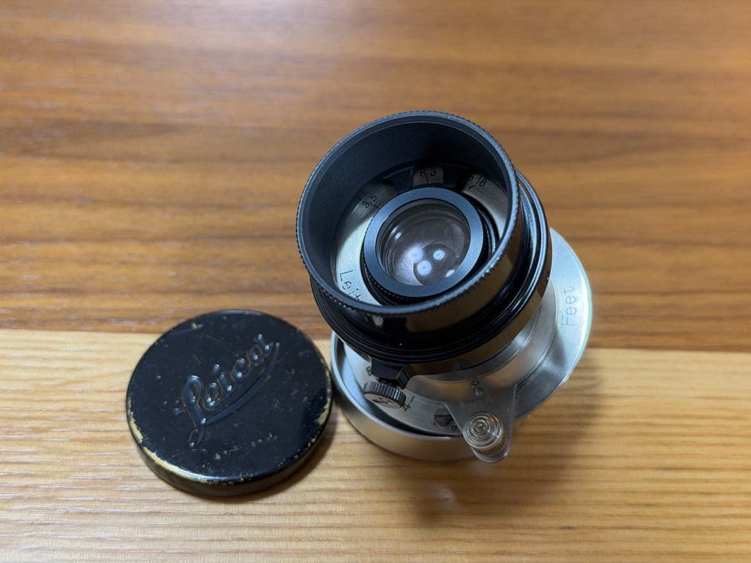 Leica ショートニッケルエルマー 5cm f/3.5 フード他