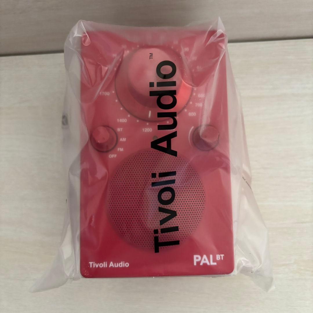 Tivoli Audio PAL BT レッド Bluetooth ラジオ