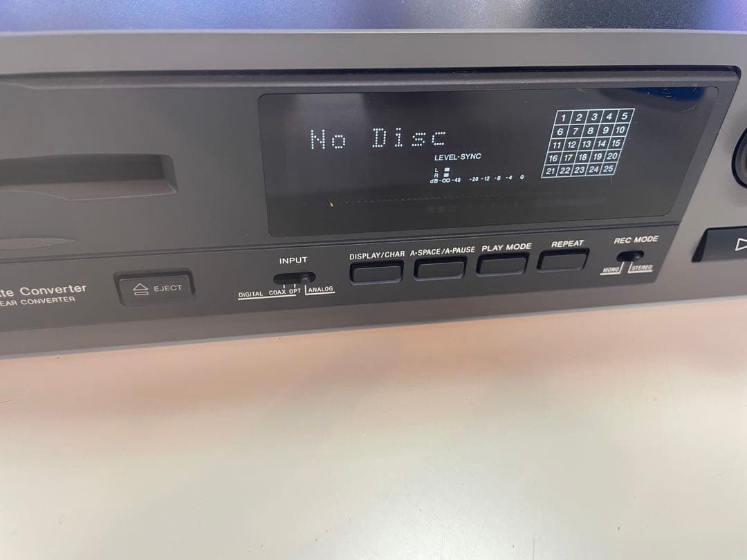 未使用保管品 SONY MDS-E58 業務用MDデッキ