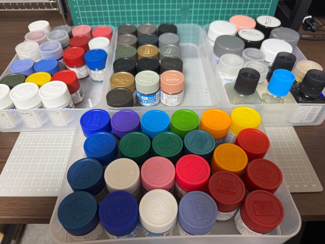 プラモデル塗装引退セット