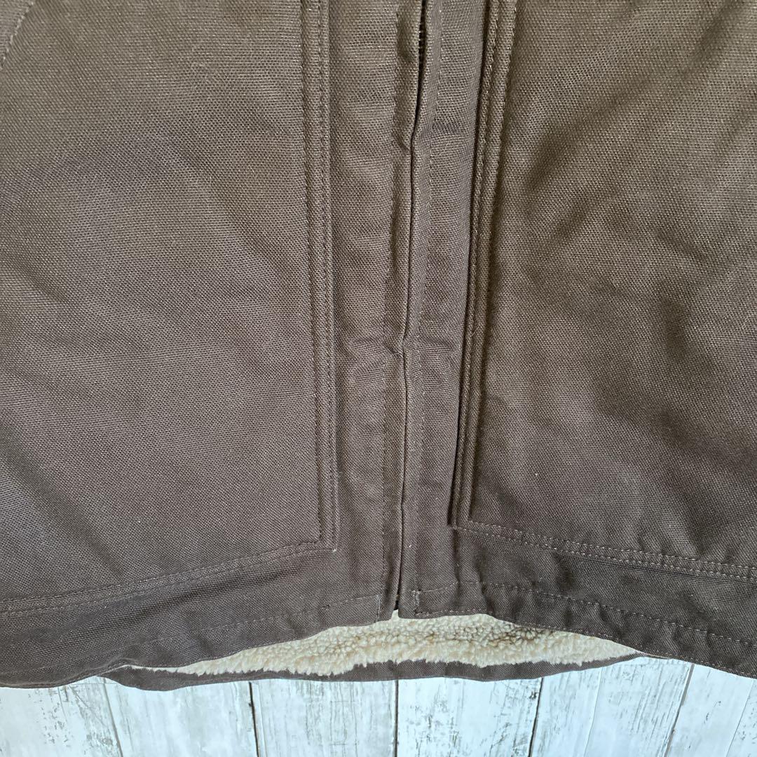 【fumi】 Carhartt ダックベスト DKB ダークブラウン M