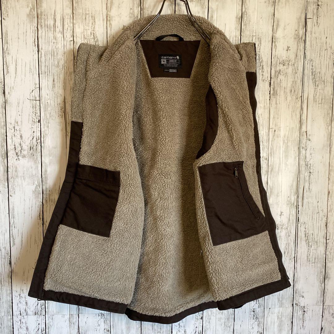 【fumi】 Carhartt ダックベスト DKB ダークブラウン M