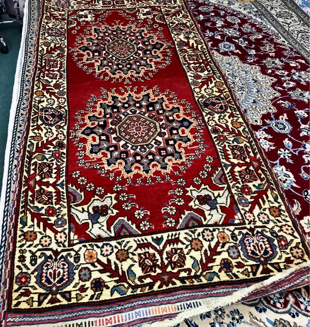 ペルシャ ヘラティウール ラグ/サイズ:80c195cm…. ..rb3。