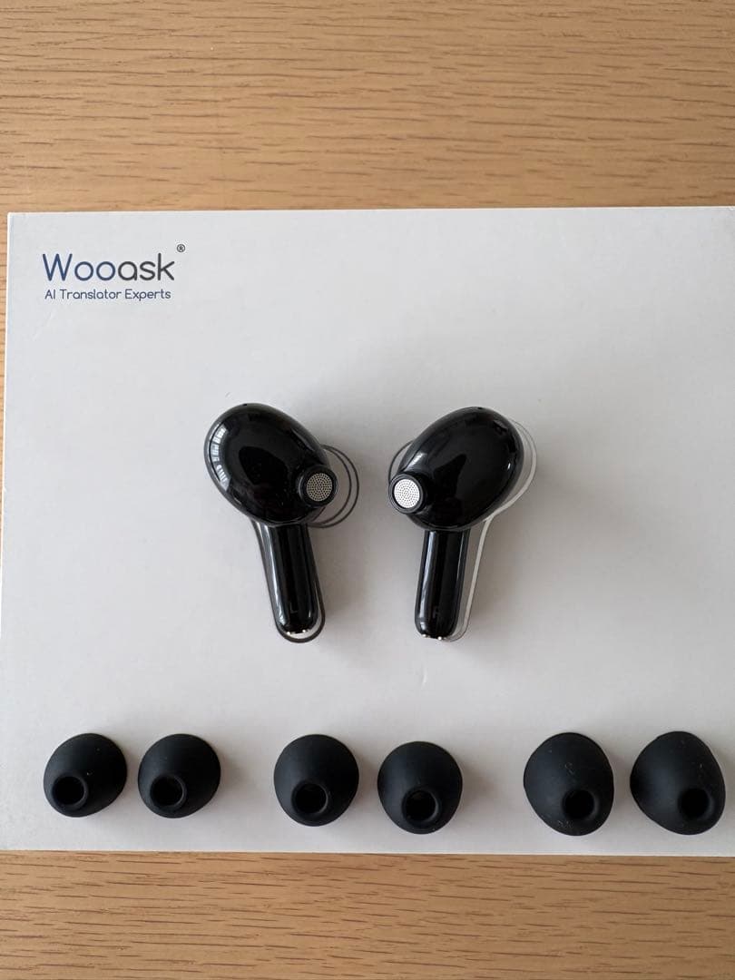 AI翻訳機 通訳機 ワイヤレスイヤホンタイ Woosak M6 Plus
