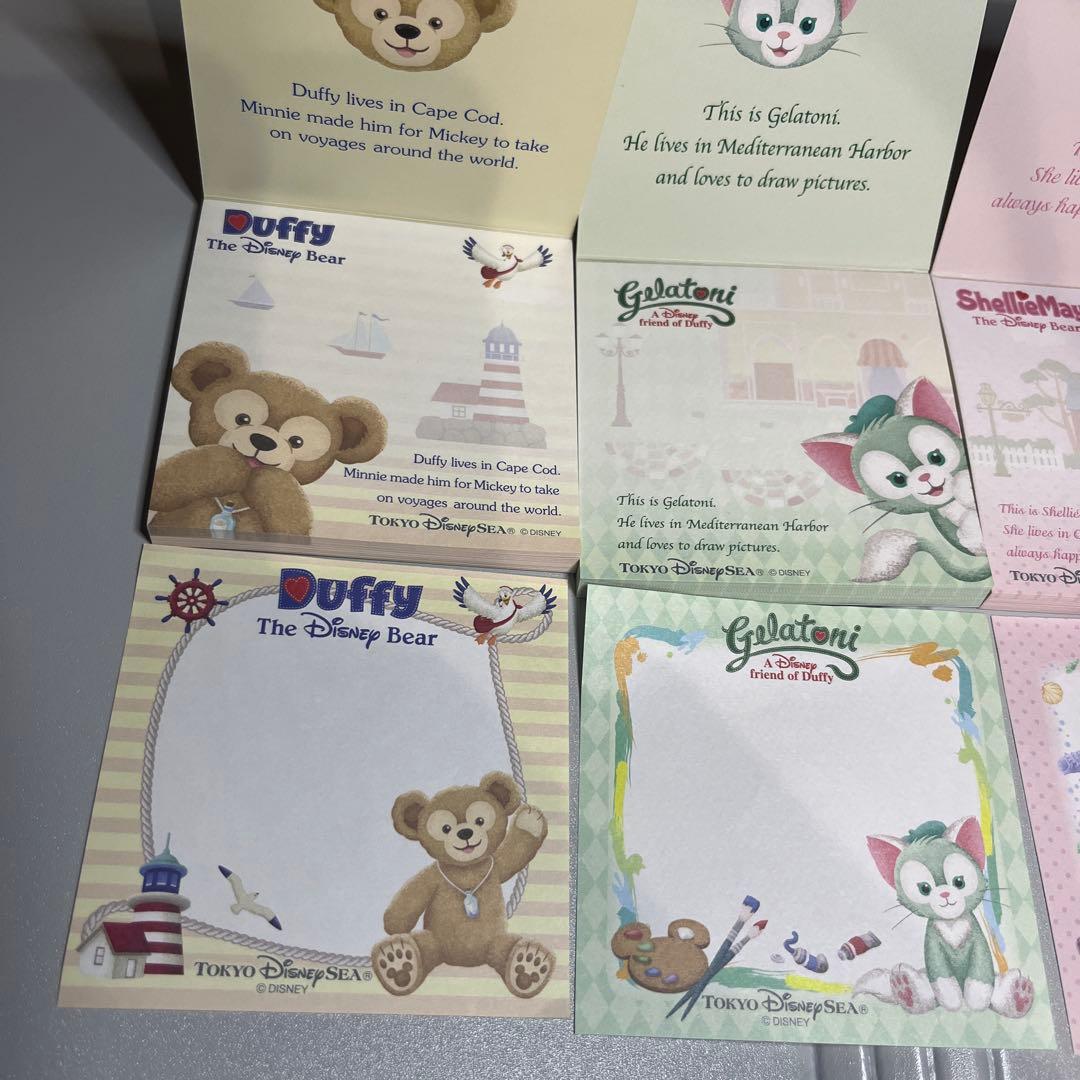 【在庫少】東京ディズニーシー ダッフィー＆フレンズ メモセット メモ帳