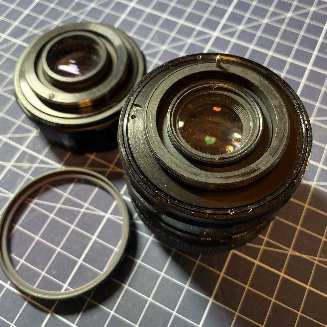 FUJINON EBC 35mm 1:2.8 M42 マウントレンズ+テレコン