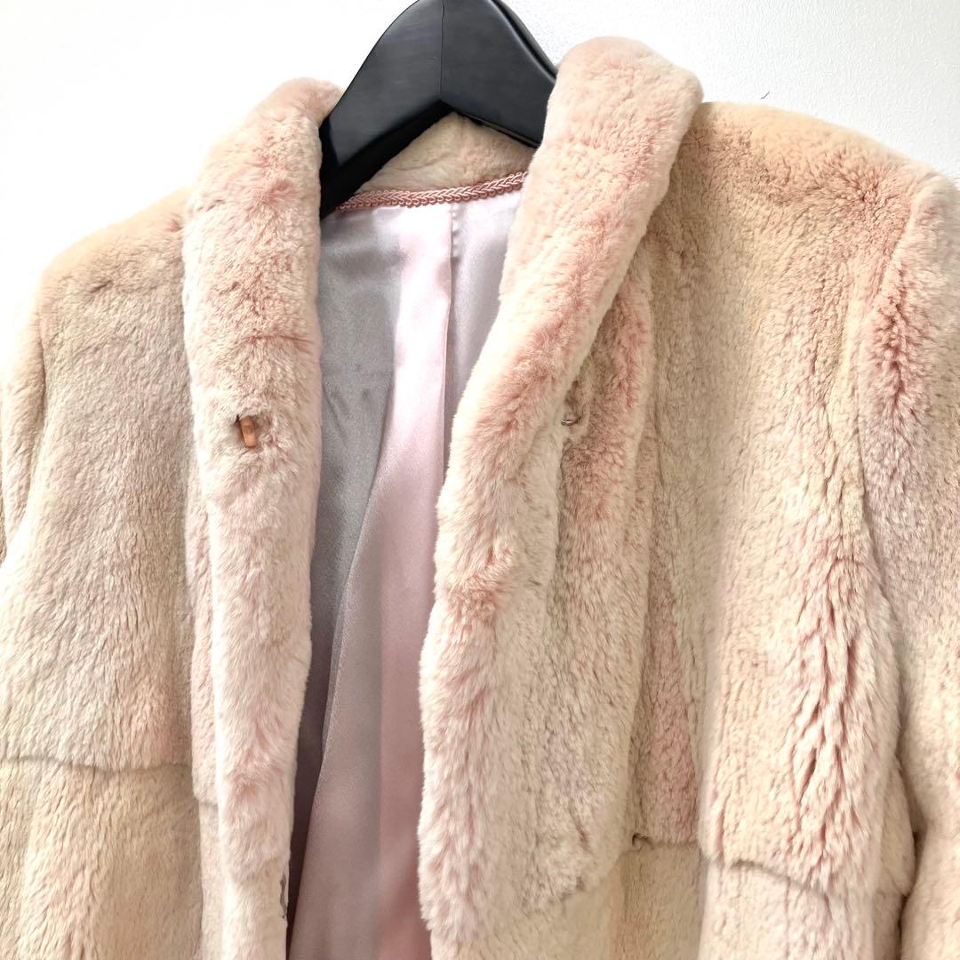 NORTH BEACH ノースビーチ ミンク ファー 毛皮 コート ピンク 韓国